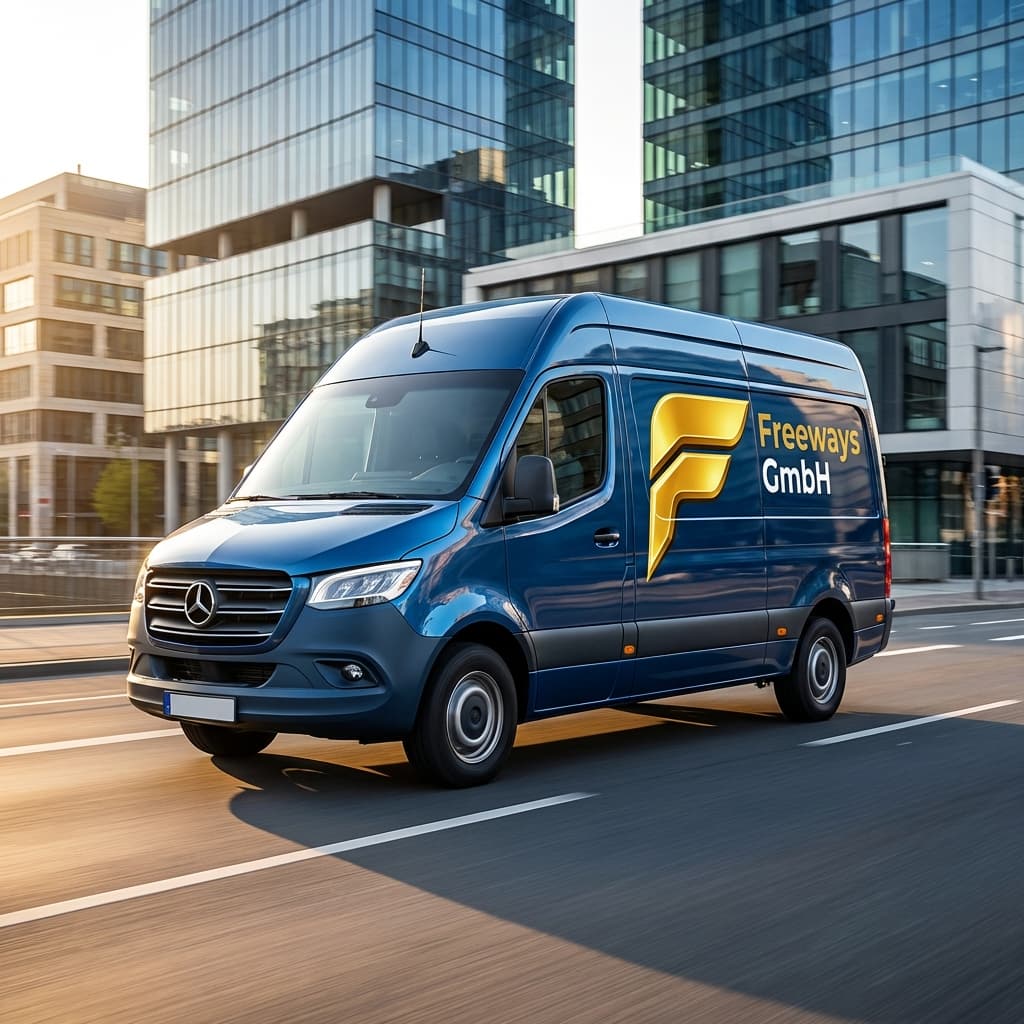 Freeways GmbH delivery van in action
